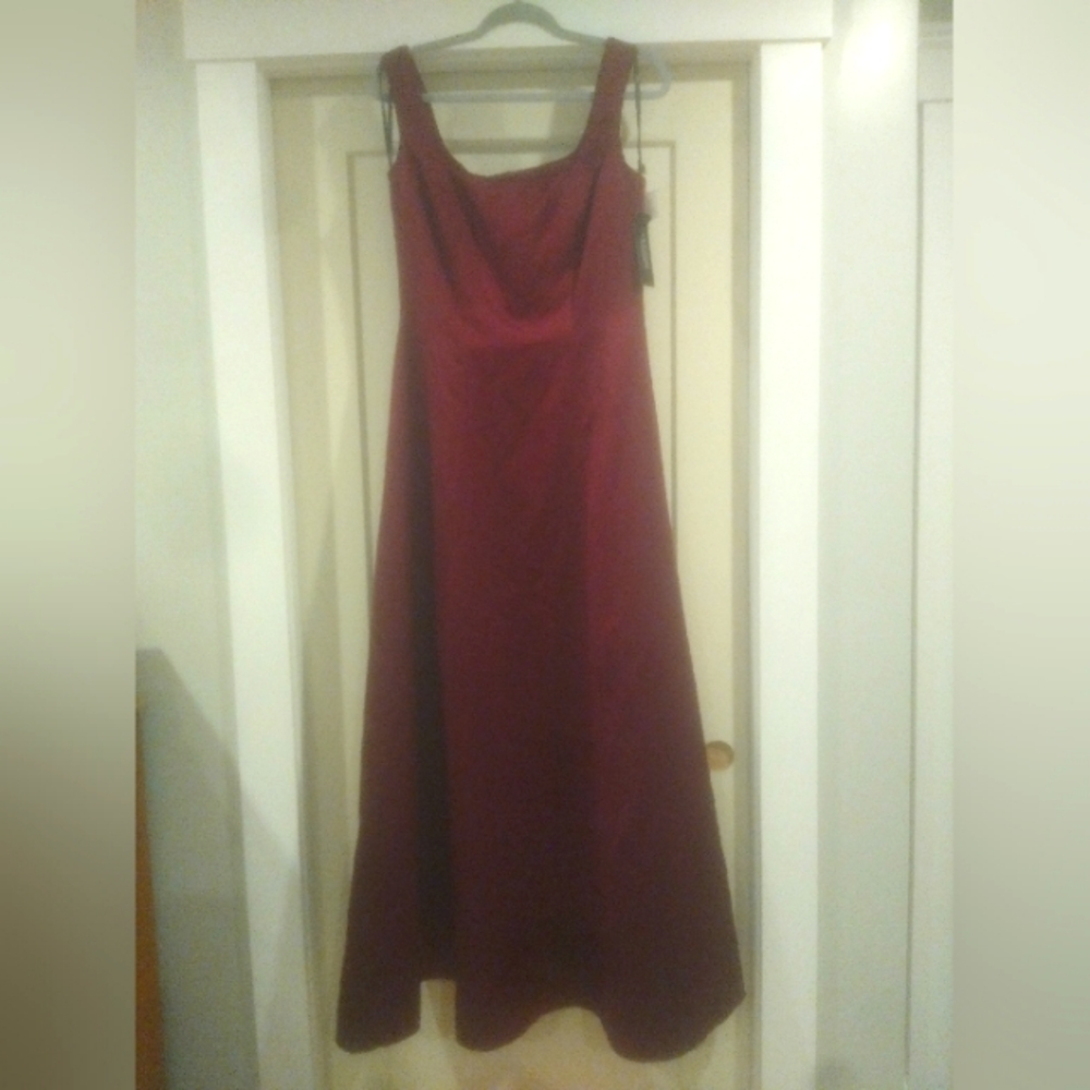 ABS Schwartz BNWT wine evening gown